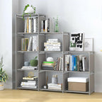 Cube Storage Unit with Shelving Bookcase Modular Organiser Living