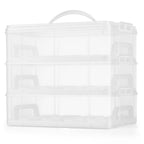 Cupcake Carrier with 3 Tier Stackable Box Holds Cupcakes Muffin - product gallery image 7