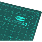 Cutting Mat with Non-Slip, Leather, A2 Self-Healing 60x45cm Non-Slip PVC Green