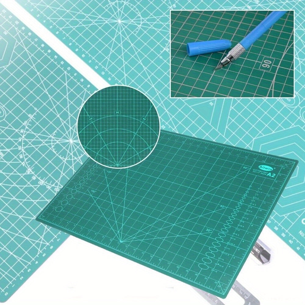 Cutting Mat with Non-Slip, Leather, A2 Self-Healing Non-Slip Printed Grid Lines - Variant1 option
