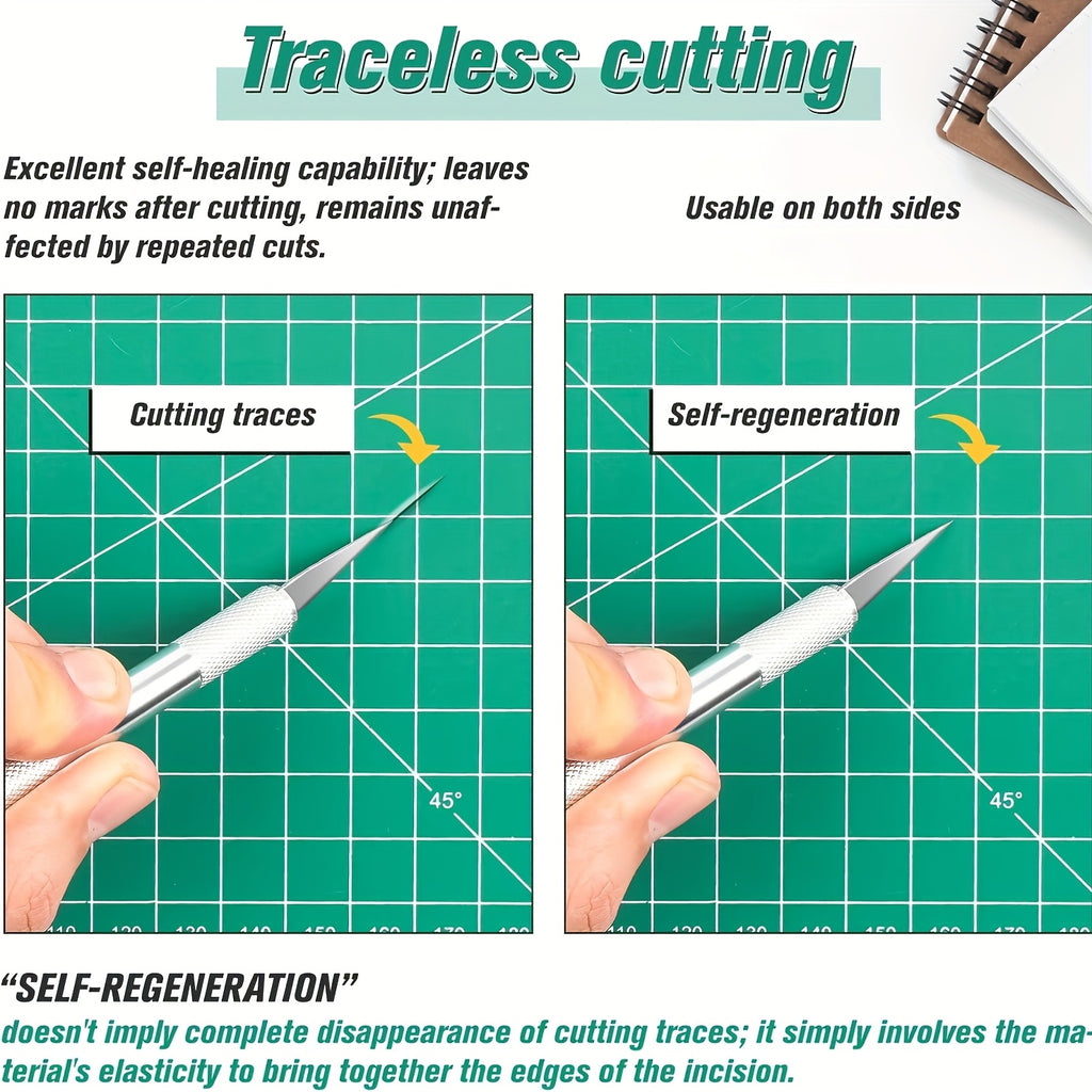 Cutting Mat with Wood, Size: 45.72x30.48 cm, A3 Self-Healing Double-Sided 45x30cm Heavy - product gallery image 10