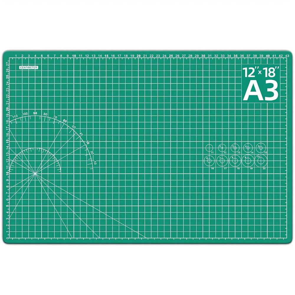 Cutting Mat with Wood, Size: 45.72x30.48 cm, A3 Self-Healing Double-Sided 45x30cm Heavy - product gallery image 3