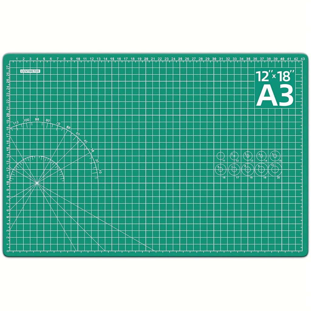 Cutting Mat with Wood, Size: 45.72x30.48 cm, A3 Self-Healing Double-Sided 45x30cm Heavy - product gallery image 9