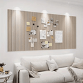 D Acoustic Felt Wall Panels Suitable for with 12pcs, terylene - Creamy White, terylene option