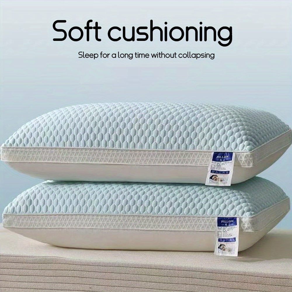Tofu-Style Neck Support Pillows – Two-Piece Set