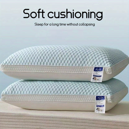 2pcs Cool and Breathable Tofu Pillow - Relax the Neck Support, Enjoy a Comfortable Sleep at Home, in the Bedroom or in the Hotel - Perfect Holiday Gift