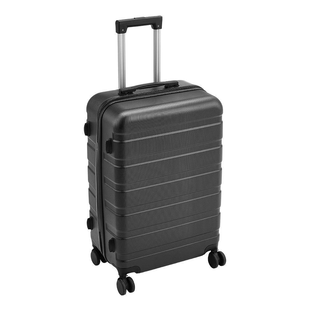 20" Suitcase Lightweight 4 Wheel Spinner Hard Shell ABS Luggage Hold Check in Travel Case Cabin Suitcase Carry On Suitcase, Hard Shell Suitcase with 4 Wheels Cabin Luggage Blue B