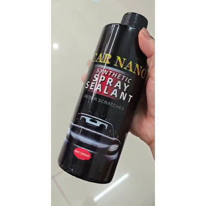 500ML Car Nano Ceramic Coating Liquid, Hydrophobic Nano Crystal Wax Polish, Scratch Repair Spray, Liquid Wax for Car Shine and Protection