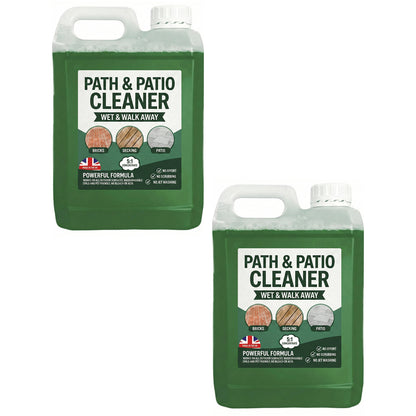 Green Outdoor Path & Patio Cleaning Fluid Stain Removing Solution For Driveways & Paths (2.5 Litre)