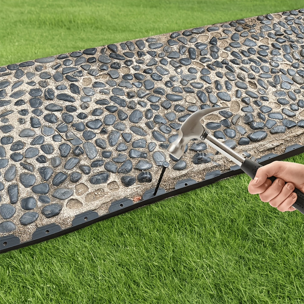 10-50m Garden Isolation Strips, Garden Edge Decorative Border Landscape Strips Ground Stakes, Edge High-piled Stakes for No-dig Garden Boundaries, Lawn Edge Fences, Suitable for Flower Beds And Grasslands
