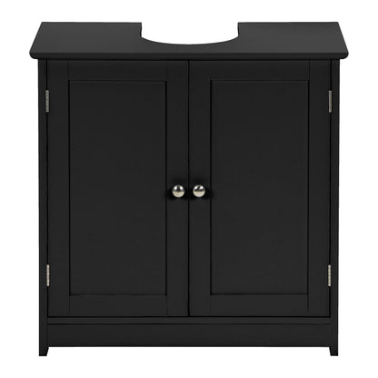 Taylor & Brown Under Sink Bathroom Cabinet Storage Cupboard Organiser Free Standing Wooden Sink Storage Unit Basin with Shelf
