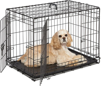 Dog Cage Puppy Training Crate Small Medium Large XL XXL Metal Cages Pet Carrier 20inch 24 inch 30 inch 36 inch 42 inch 48 inch