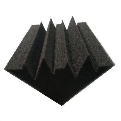 12pcs Sound Absorbing Foam Board, Office/home/recording Room Wall Sound Deadening Board, Bass Sound Deadening Board, Dimensions 12*12*24cm
