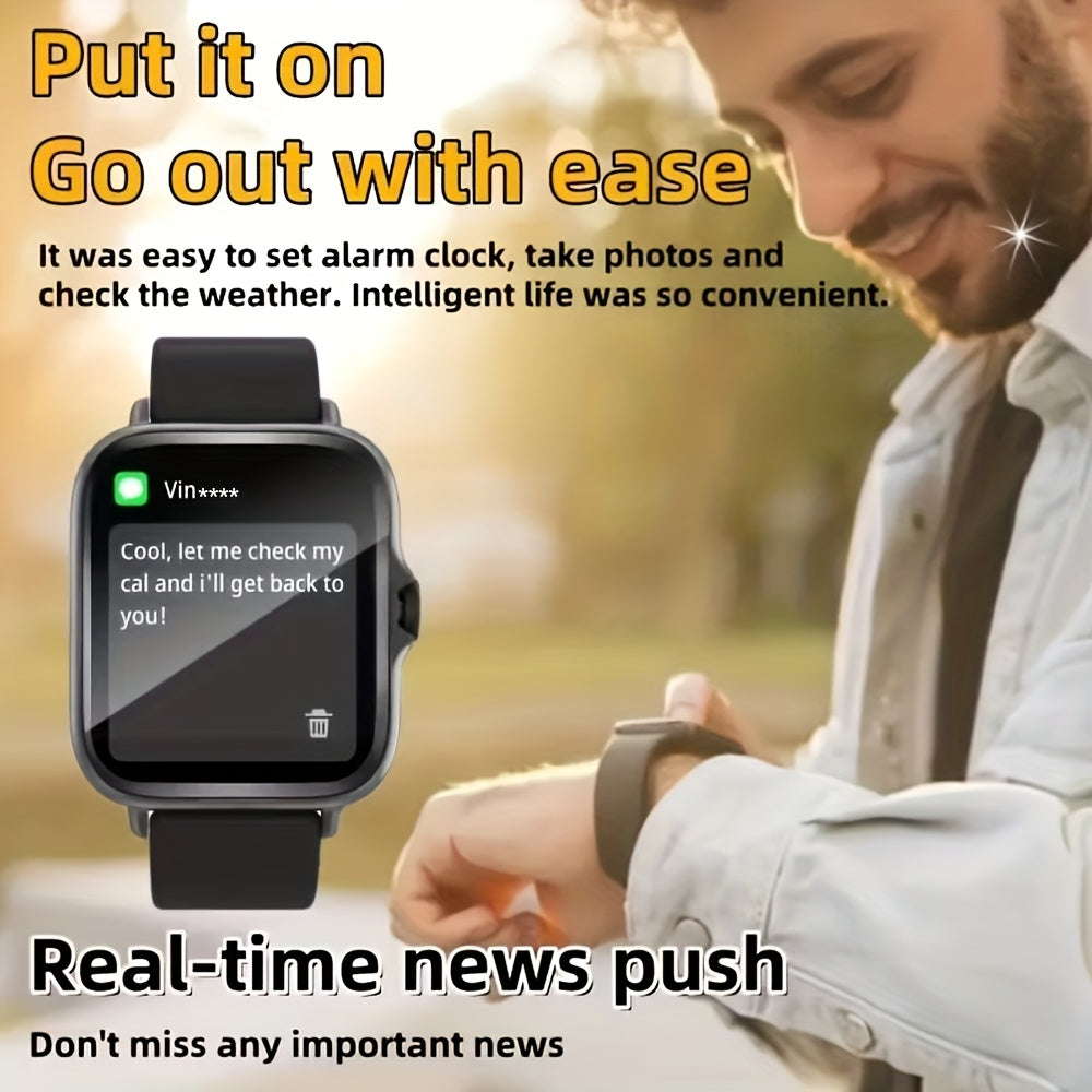 Smartwatch, Women's Watch with a 1.84-inch Touch Screen, Classic Strap, Featuring Call Alerts/message Alerts/alarm Reminders/multiple Sports Modes and Many More Functions, Perfect as a Christmas/New Year/Birthday Watch Gift