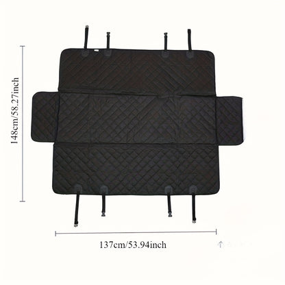 Pet Car Seat Cover Dog Safety Protector Mat Rear Back Seat Hammock Cushion Mat