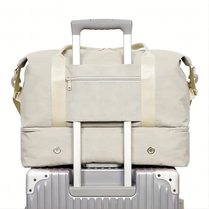 Cabin Bag 45x36x20 for Airlines Underseat Travel Bag with With Shoes Compartment Extra Shoe Bag & Toiletry Pouch Carry On Hand Luggage Weekender Bag for Women And Men, Travel Essentials Luggage Sets for Family Trips