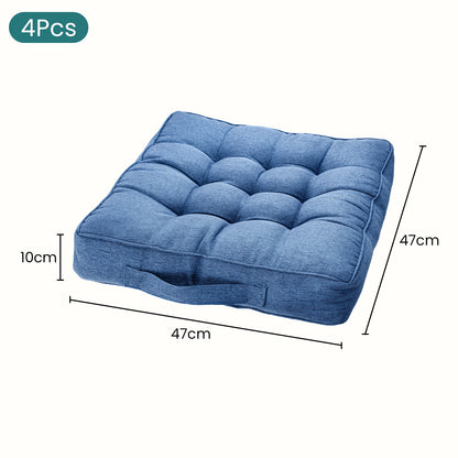 Chair Cushions Tufted Garden Kitchen Chair Cushion with Handle Strap Comfortable Chair Pads for Dining Room Kitchen