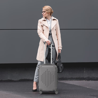 20/ 24/ 28 Inch Carry-On ABS Hard Shell Suitcase, 360° Spinner Wheels, TSA Lock, Lightweight Luggage for Travel