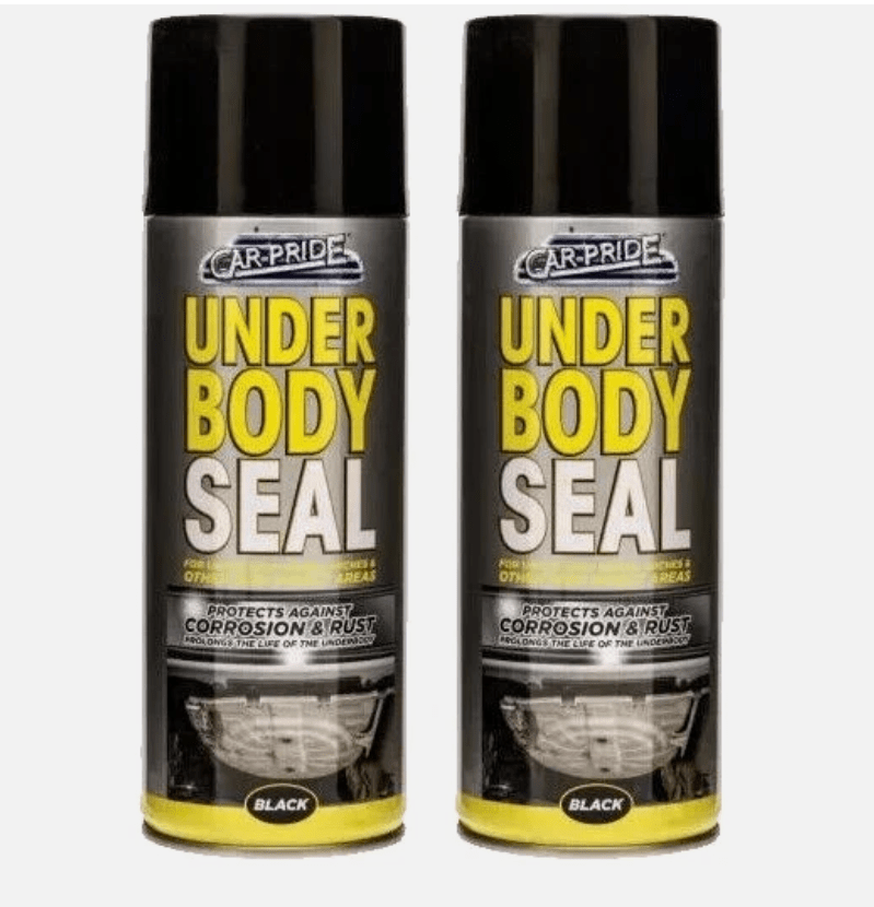 2 x Car-Pride Black Underbody Protective Coating 400ml Vehicle Underside Protection for DIY Auto Care & Maintenance