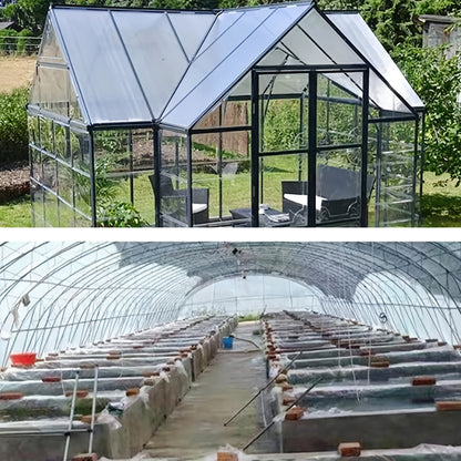 Extra-Large 100 Cm X 300 Cm Uv-Resistant Polyester Roof Roll - Transparent Heat-Reflective Sunshade, Suitable for Greenhouses, Horticulture, Agriculture And Construction, Greenhouse Roof/Reflective Roof/Durable Roofing Material, Roofing Supplies