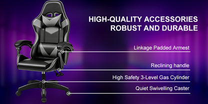Ergonomic Design Gaming Chair with Adjustable Headrest And Lumbar Support, Office Desk Chair, Gift for Boyfriend