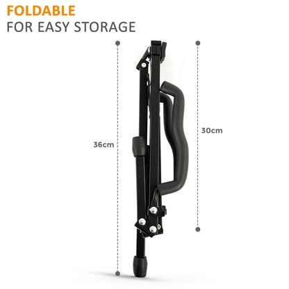 Portable And Durable Foldable Guitar Stand - Securely Holds Your Instrument And Saves Space Universal Fit with Foam Protection for All Guitar Types