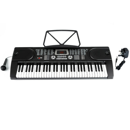61 Keys Keyboard Piano, Digital Electric Piano for Adults, 24 Demonstration Songs, Teaching Music Instruments with Microphone