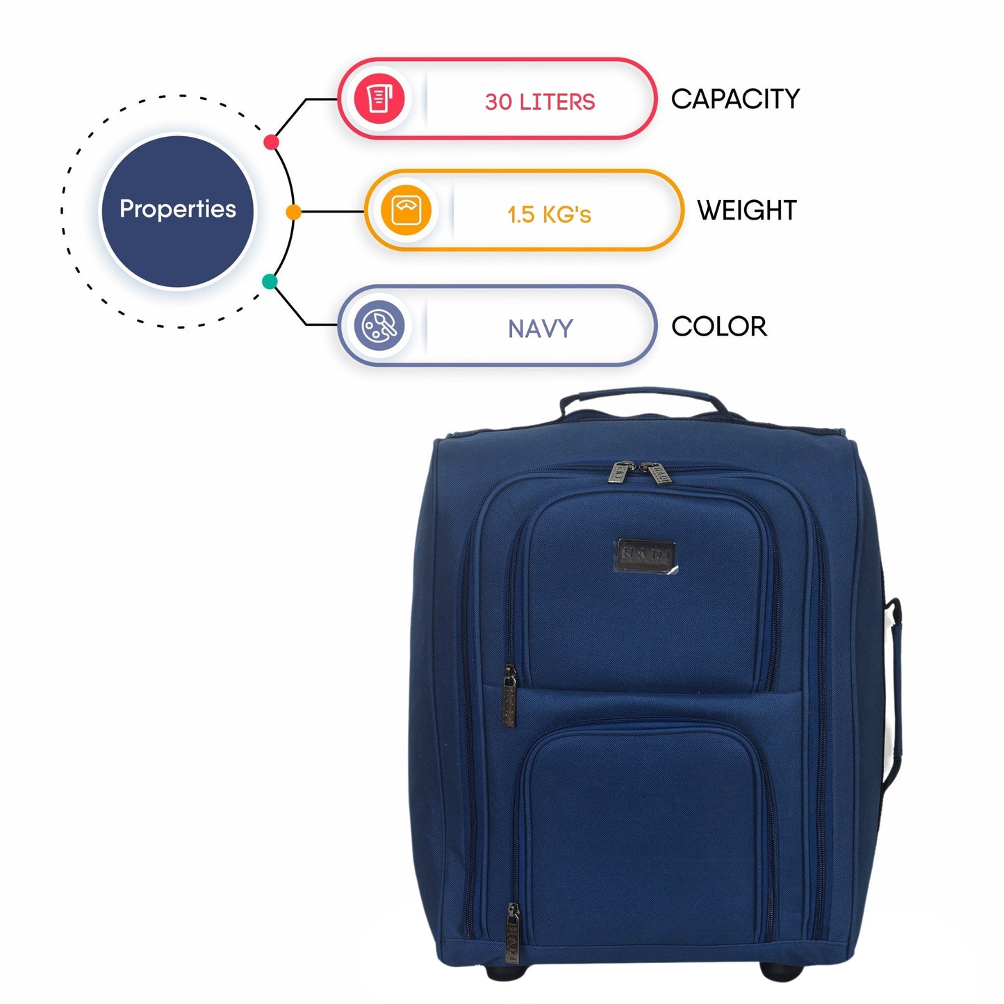 Ryanair Carry On Hand Luggage Suitcase Lightweight Travel Cabin Approved Trolley Bag with Wheels Suit Case Hand Luggage