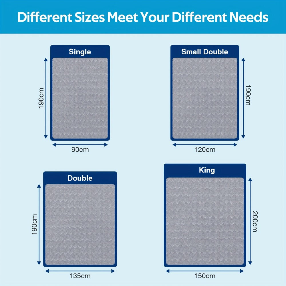 Memory Foam Pocket Spring Hybrid Mattress 23cm – Medium Firm, Motion Isolation, Single, Small Double, Double & King Size, Grey, Hotel-Quality Sleep for UK Bed Frames