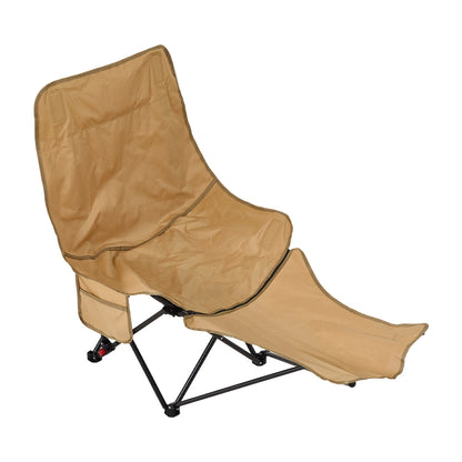 Portable High-Back Moon Chair (Three-Position Adjustment) Seat or Recline, Side Storage Pocket,Foldable Outdoor Chair Camping Picnic Lounger, Midday Rest Fishing Chair, Garden Seat Three Colours Available (Complimentary Storage Bag)