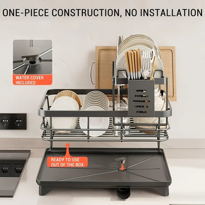 Two-Tier Multifunctional Dish Rack for Storing Bowls And Plates