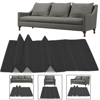 1, 2 & 3 Black Sofa Rejuvenator Boards, Sofa Seat Support Boards, Sofa Saver, Adjustable/Foldable Sagging Sofa Support, BOARD