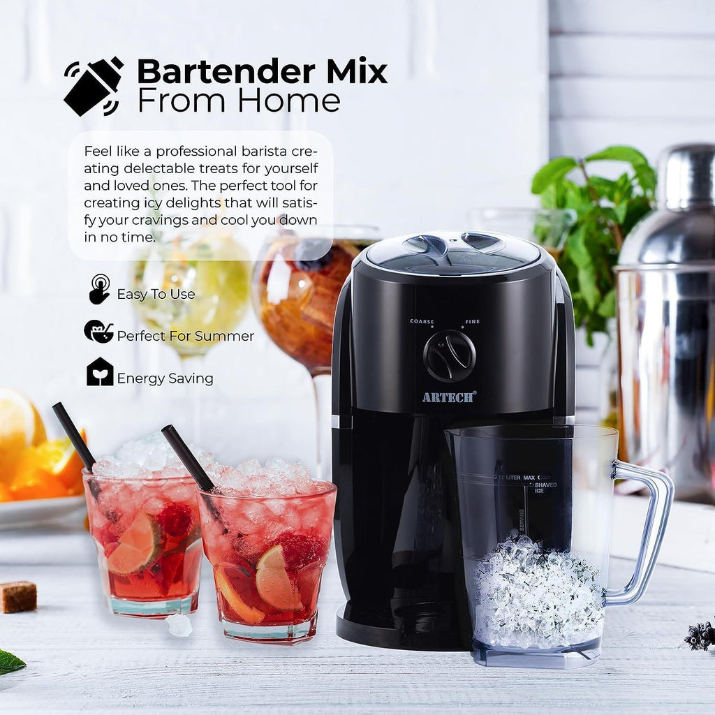 Electric Ice Crusher with Stirrer, Jug & Scoop