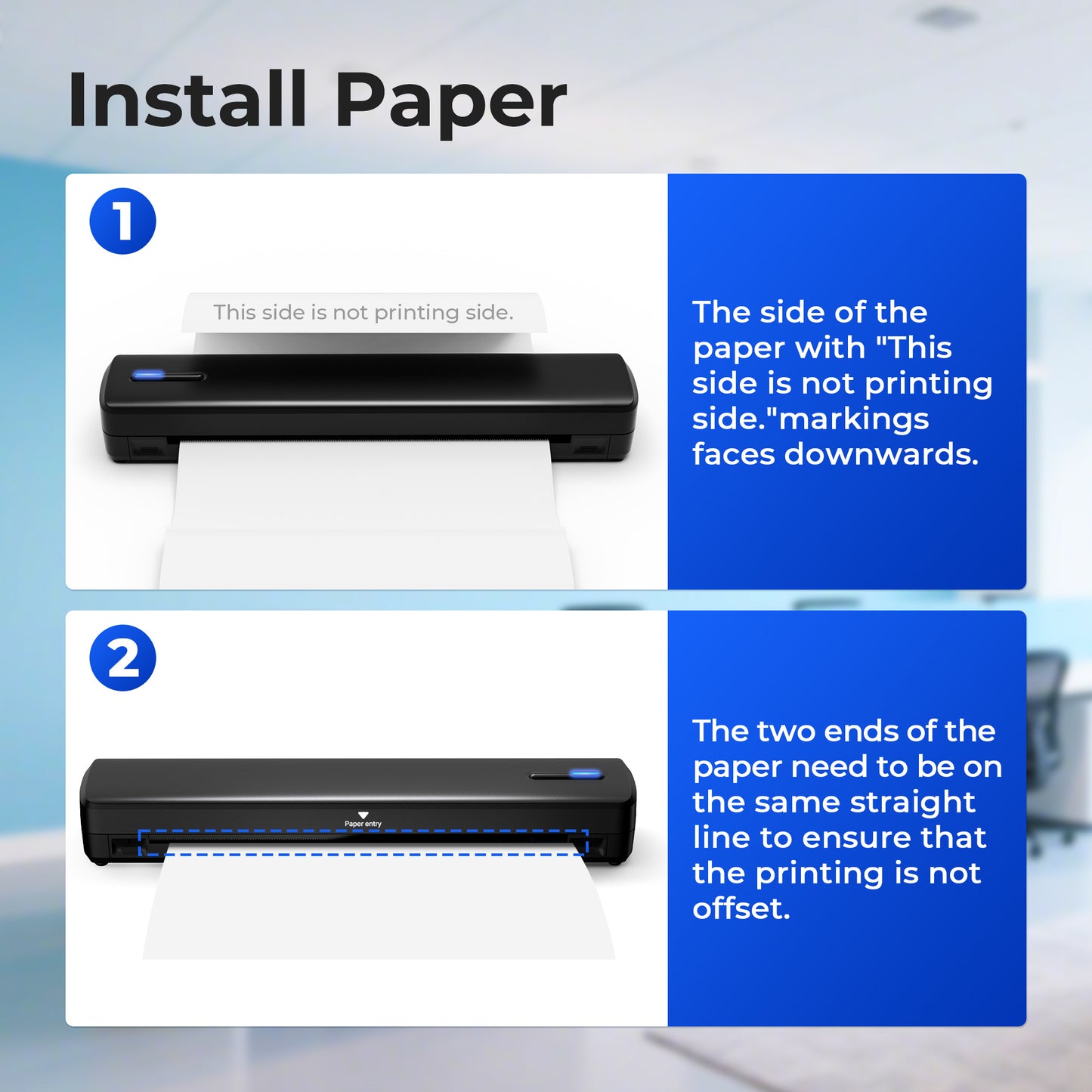 100-Sheet A4 Thermal Paper/200-Sheet A4 Thermal Paper, 8.5*11 Inches, A4-Size Sheet Thermal Paper, Multi-Purpose Thermal Paper Compatible with Portable D810B Thermal Printers for Office Contracts, Resumes, Agreements And Homework