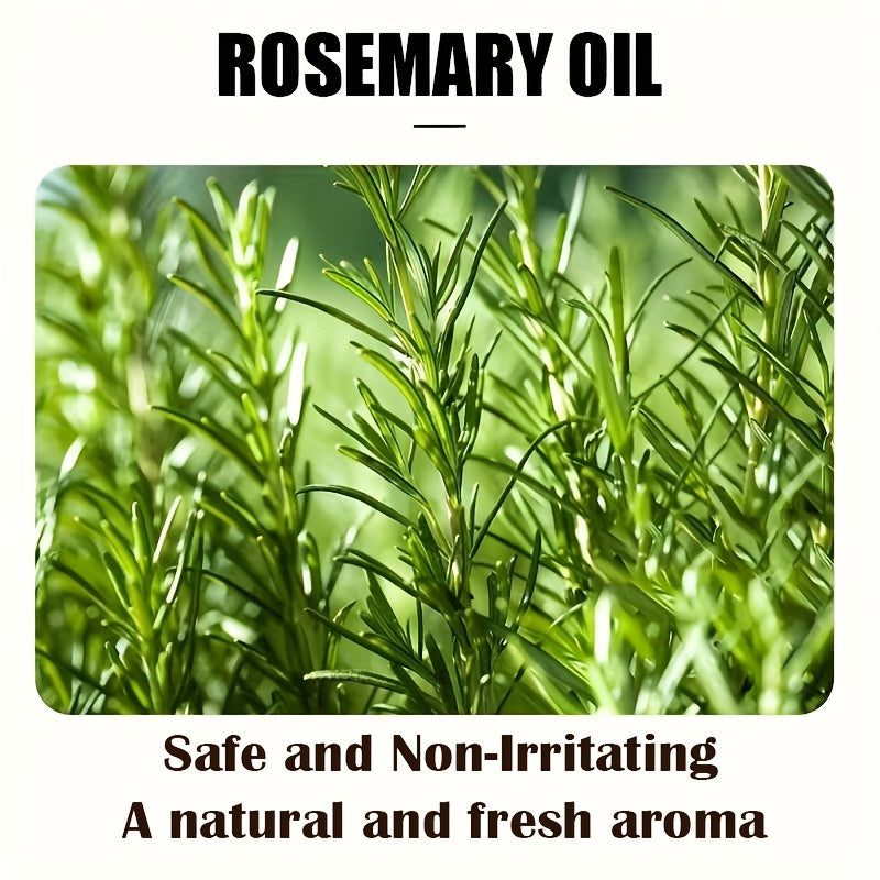 100Ml Black Bottle of Rosemary Essential Oil Can Be Used for Hair Care Essential Oil, Hair Care And Moisturizing, Smooth, Dry, Rough, Mild Bifurcate Care to Make Hair Look More Shiny