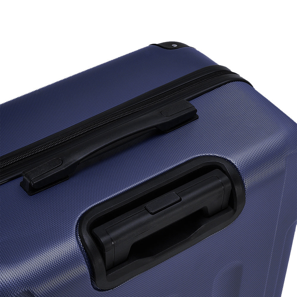 20" Suitcase Lightweight 4 Wheel Spinner Hard Shell ABS Luggage Hold Check in Travel Case Cabin Suitcase Carry On Suitcase, Hard Shell Suitcase with 4 Wheels Cabin Luggage Blue B