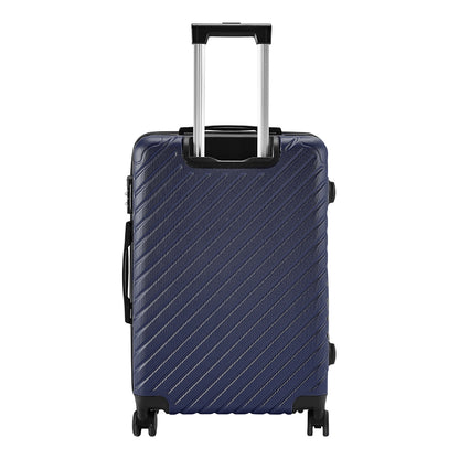 20" Suitcase Lightweight 4 Wheel Spinner Hard Shell ABS Luggage Hold Check in Travel Case Cabin Suitcase Carry On Suitcase, Hard Shell Suitcase with 4 Wheels Cabin Luggage Blue B