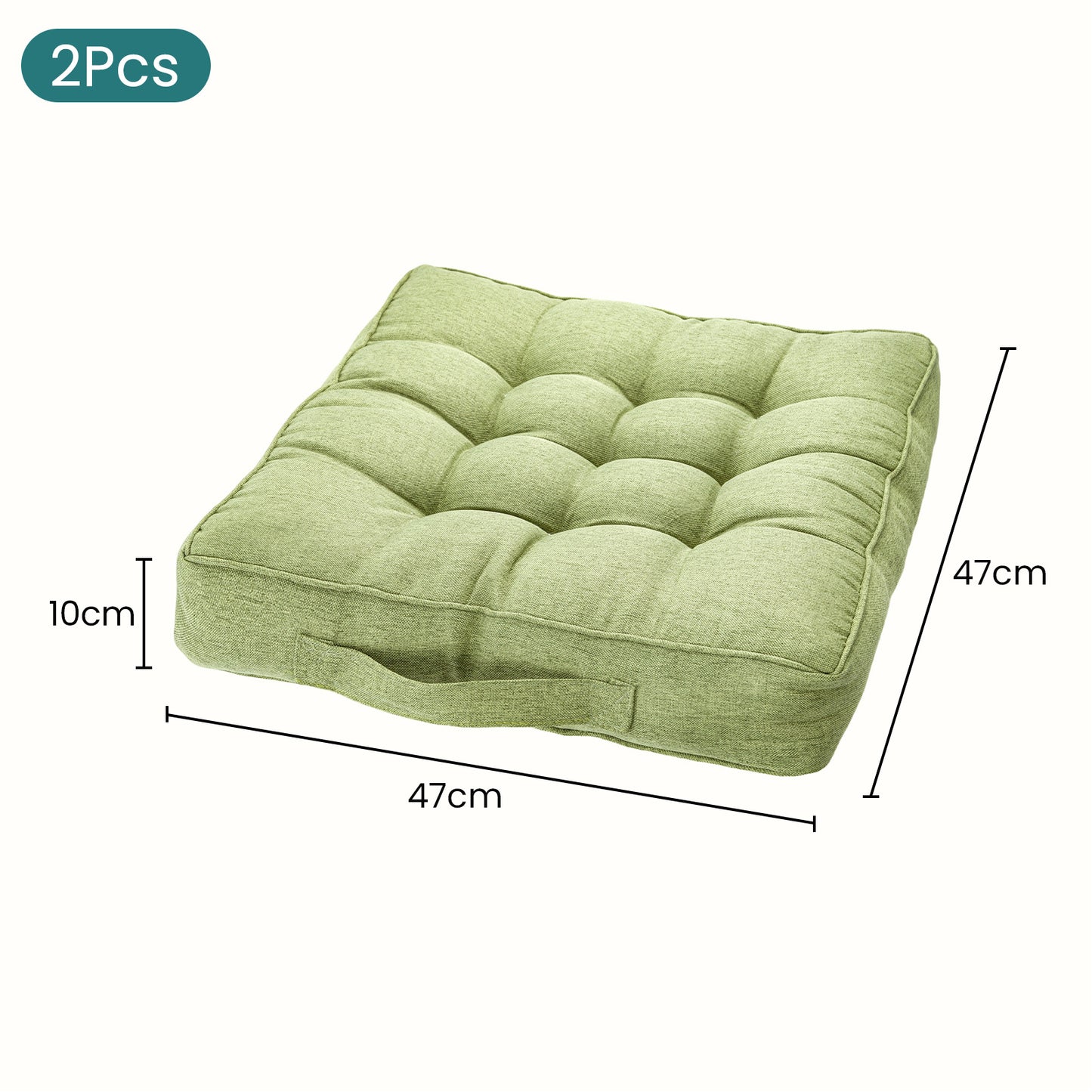 Chair Cushions Tufted Garden Kitchen Chair Cushion with Handle Strap Comfortable Chair Pads for Dining Room Kitchen