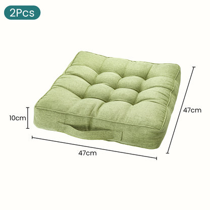 Chair Cushions Tufted Garden Kitchen Chair Cushion with Handle Strap Comfortable Chair Pads for Dining Room Kitchen