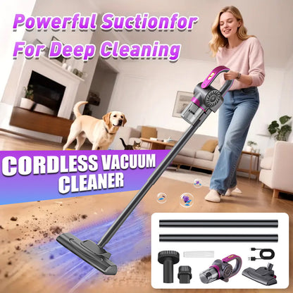 Upgraded 4-In-1 Cordless Handheld Stick Vacuum Cleaner, Super Lightweight Handheld Vacuum - 150W, 8500 Pa Strong Suction, High-Speed Motor, Large Dust Cup, Vacuuming & Mopping & Sweeping, Suitable for Home, Carpet, Office