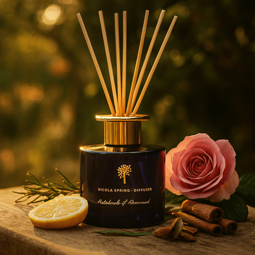 Nicola Spring Scented Candle - 130g/350g - Natural Soy Wax Candles Relaxing Fragrance Gift Set Aromatherapy Candle