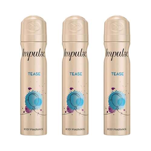 Pack of - 3 Impulse Tease Body Spray 75ml