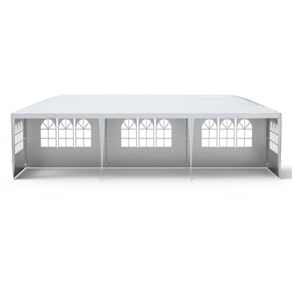Garden Gazebo, Party Tent with 4 Removable Side Panels, Sun And UV Protection, Suitable for Outdoor Parties, Weddings, Garden Parties, Picnics, 3X3 Meters