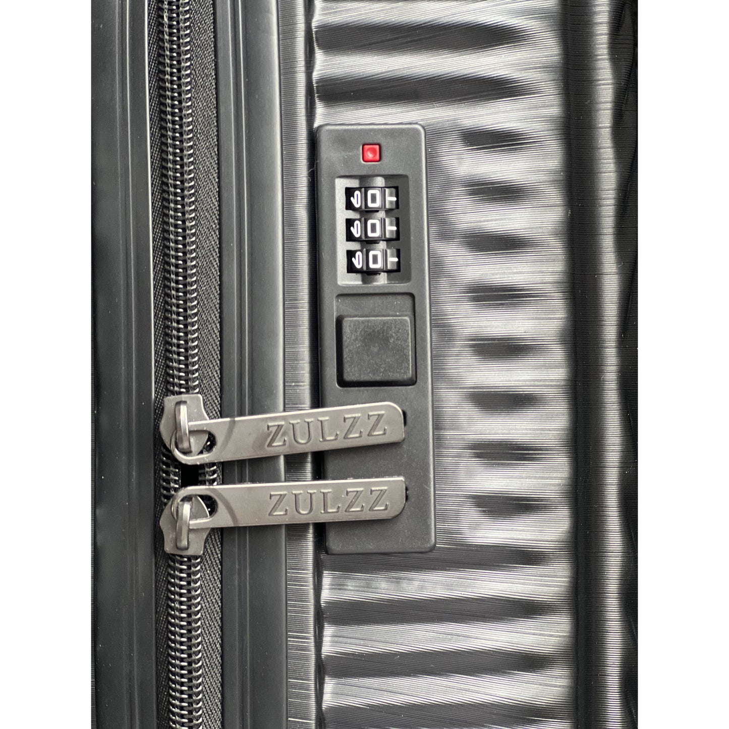ZULZZ 20'' Lightweight Cabin Carry-On Suitcase – Hard Shell Hand Luggage with Code Lock, 4 Detachable 360° Double Spinner Wheels