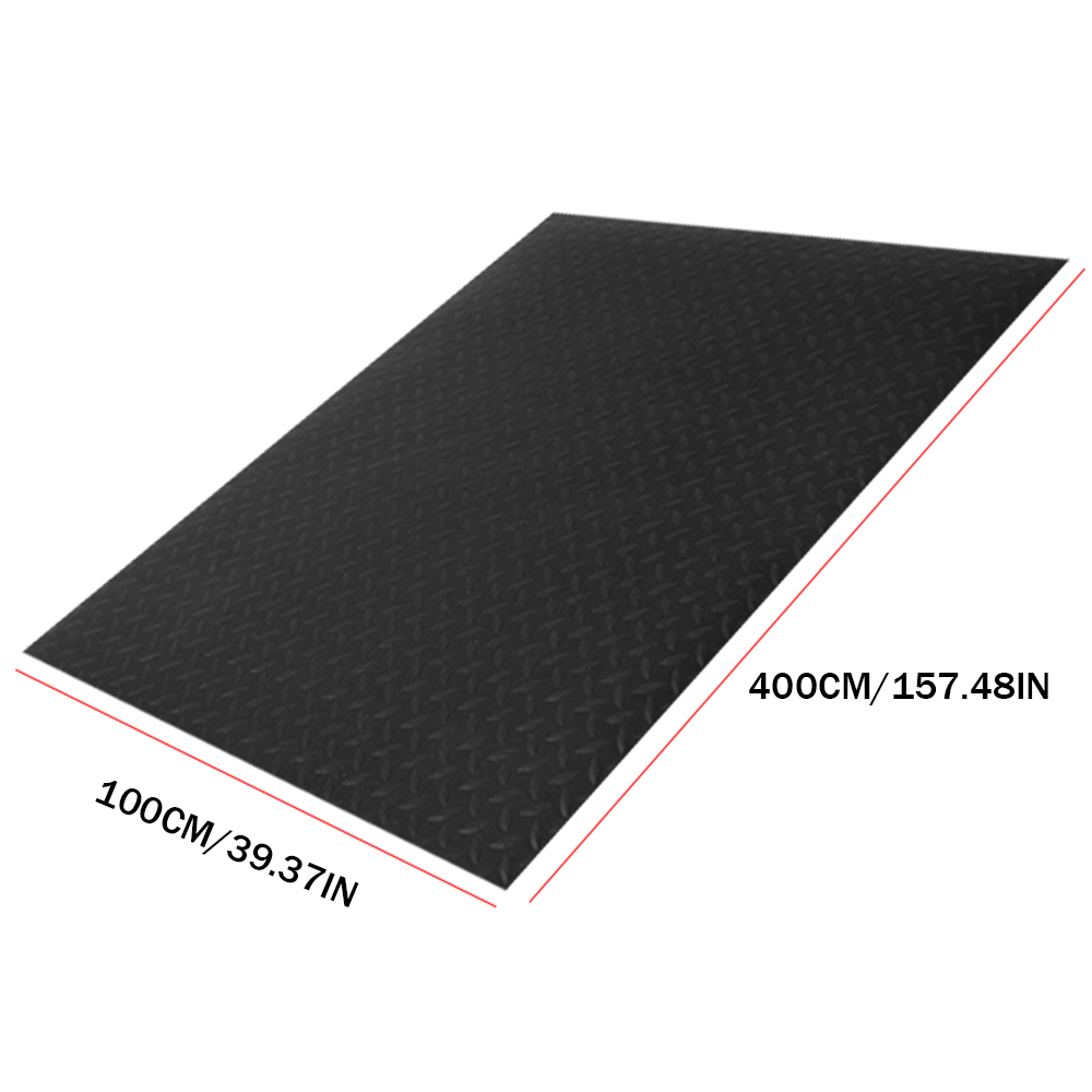 1/2/3/4 Square Meters of Rubber Floor Mats, Garage Floor Mats, 3MM Thick Leaf-Patterned Anti-Slip Rubber Floor Mats, Multi-Functional Rubber Floor Mats
