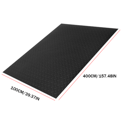 1/2/3/4 Square Meters of Rubber Floor Mats, Garage Floor Mats, 3MM Thick Leaf-Patterned Anti-Slip Rubber Floor Mats, Multi-Functional Rubber Floor Mats