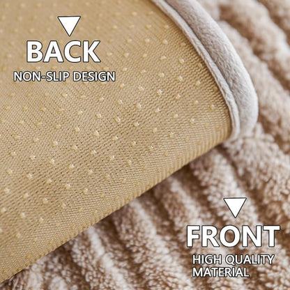 1pc Bohemian Style Soft Plush Sofa Cover, Pet-Friendly Non-Slip Couch Protector Covers, Machine Washable Polyester, All-Season Comfort for Living Room, Bedroom, Office Decor, Sectional Sofa Cover| Warm Home Decor| Machine Washable Furniture Protector Cove
