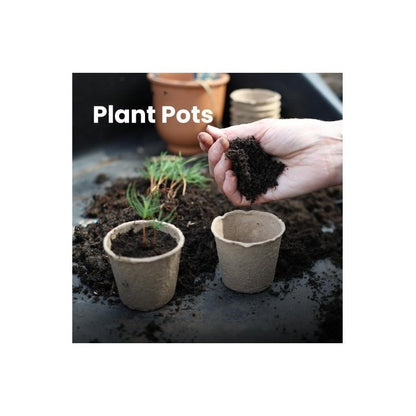 Plant Pots 96pcs 6 Cm Paper Cups Seed Pots Round Seedling Pots For Growing Vegetables, Fruit, Herb, Flower