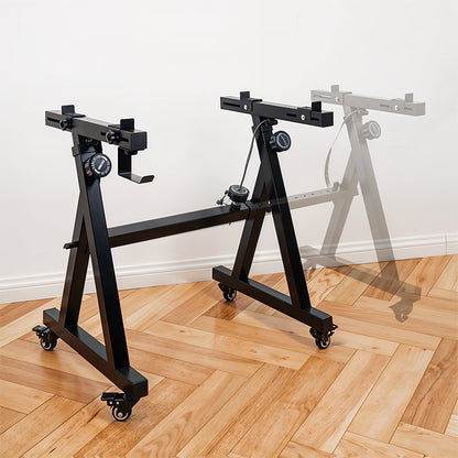 1PC Keyboard Stand with Wheels, Z-Shaped Heavy-Duty Piano Stand, Adjustable Portable Piano Keyboard Stand, Suitable for 54-Key, 61-Key, and 88-Key Electronic Keyboards