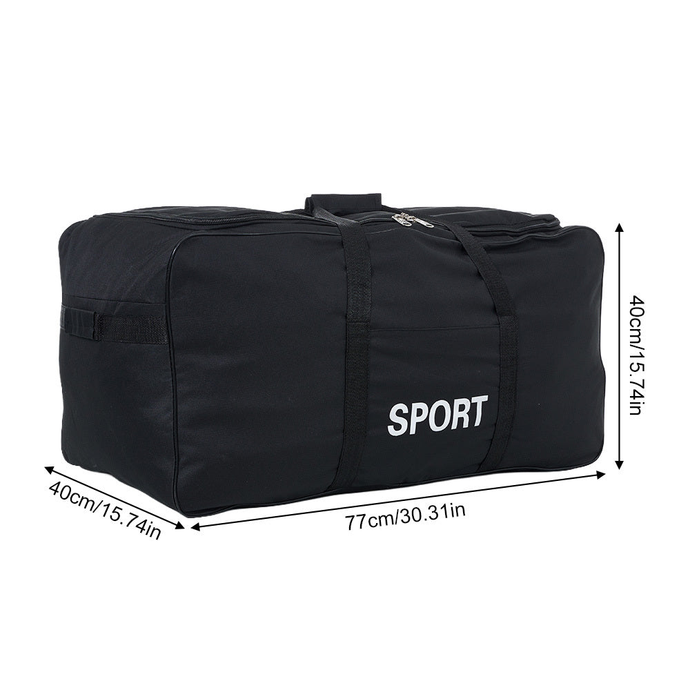 Large Capacity Thick Storage Bag, Oxford Cloth Wheeled Luggage Packing Bag, Moving Duffle Bag Perfect for Moving House, Travel Trips, Home Organization, Durable Wheeled Luggage Bag That Holds Clothes, Bedding, Daily Essentials for Relocation, Short Vacati